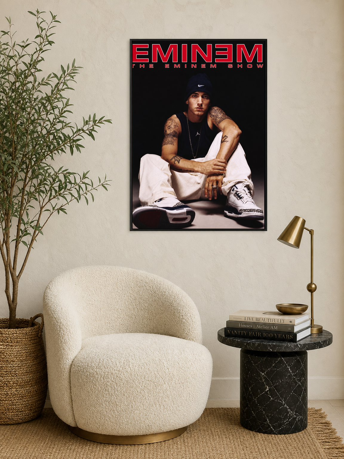 Eminem The Eminem Show Poster Wall Art Print - black framed