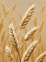 Golden Wheat Field Rustic Wall Art Print