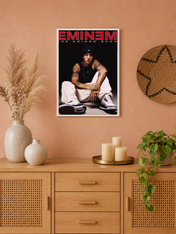 Eminem The Eminem Show Poster Wall Art Print - white framed