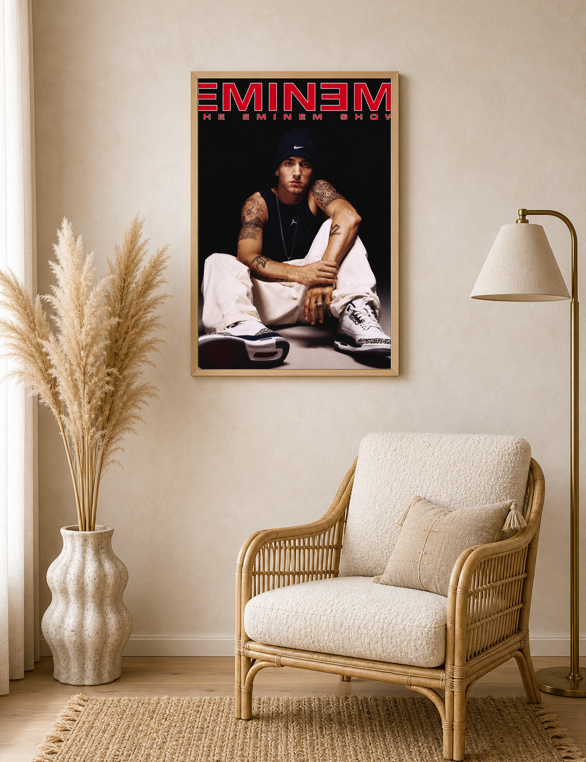 Eminem The Eminem Show Poster Wall Art Print - wood framed poster