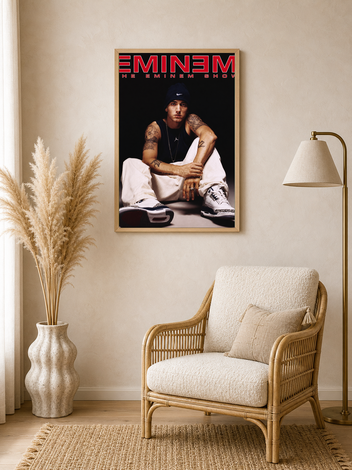 Eminem The Eminem Show Poster Wall Art Print - wood framed poster