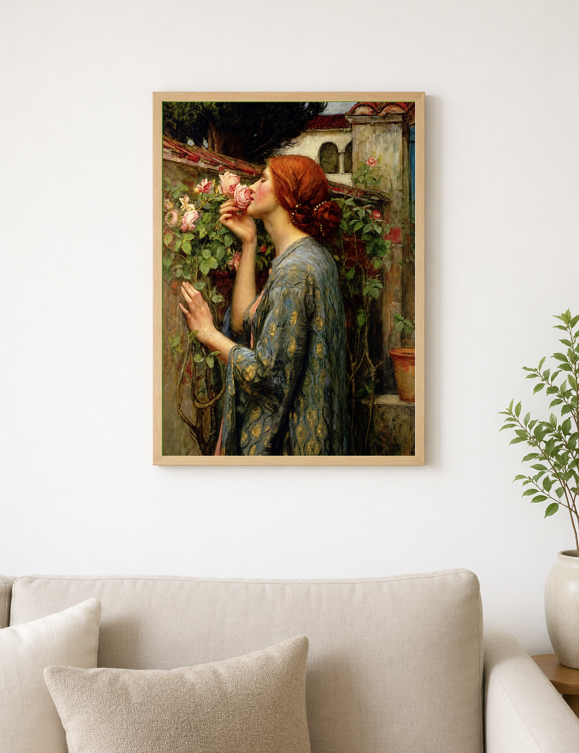 The Soul of the Rose Wall Art Print - wood framed poster