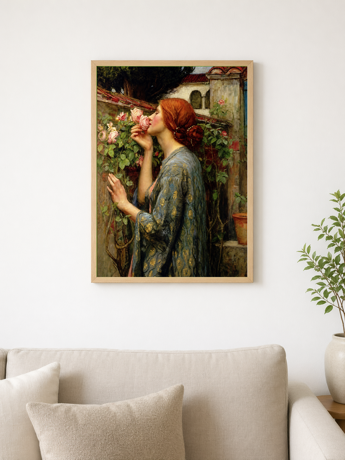 The Soul of the Rose Wall Art Print - wood framed poster