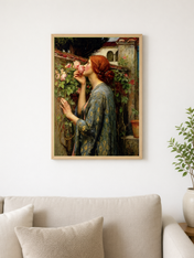 The Soul of the Rose Wall Art Print - wood framed poster
