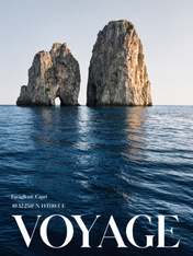 Voyage Capri Sea Stack Wall Art Print - unframed