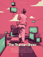 The Truman Show Retro Wall Art Print Poster - unframed