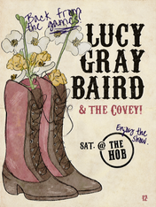Lucy Gray Baird & The Covey Wall Art Print - unframed