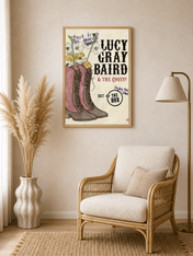 Lucy Gray Baird & The Covey Wall Art Print - wood framed poster