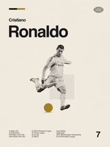Cristiano Ronaldo Minimalist Wall Art Print