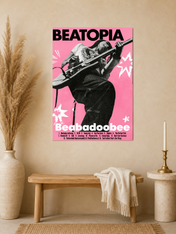 Beabadoobee Beatopia Concert Poster Wall Art Print - unframed mockup
