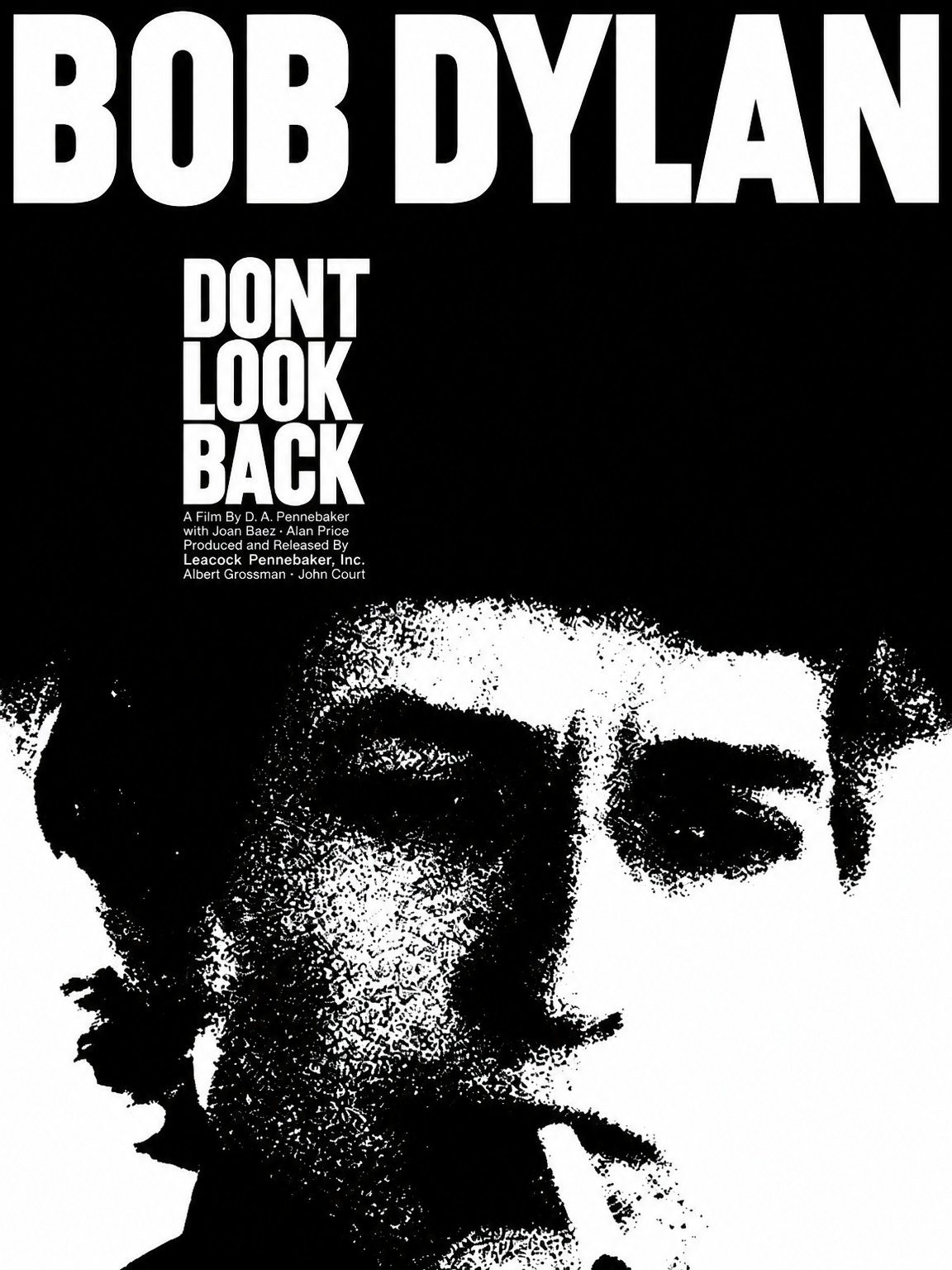 Bob Dylan Dont Look Back Poster Wall Art Print - unframed
