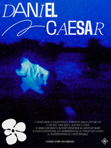 Daniel Caesar Blue Abstract Album Wall Art Print
