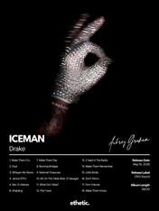 Iceman Diamond Hand Wall Art Print - unframed