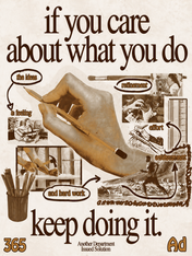 Motivational Creative Process Wall Art Print - unframed