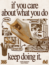 Motivational Creative Process Wall Art Print