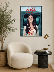 Lust for Life Lana Del Rey Wall Art Print - black framed
