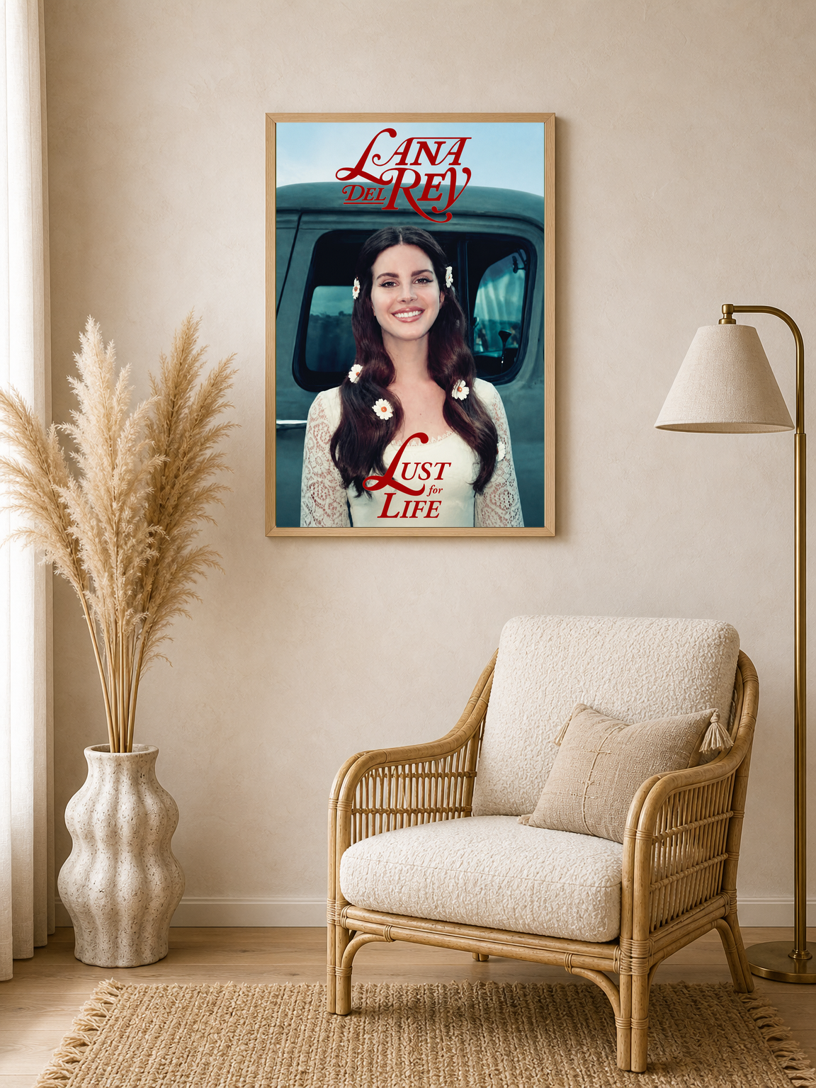 Lust for Life Lana Del Rey Wall Art Print - wood framed poster