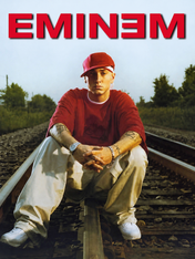 Eminem Railroad Portrait Wall Art Print - unframed