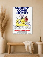 Snoopy, Come Home Classic Wall Art Print - unframed mockup