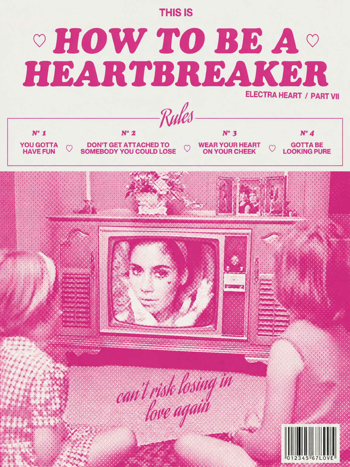 How To Be A Heartbreaker Wall Art Print Poster - unframed