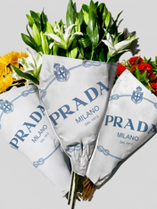 Prada Flower Bouquets Fashion Wall Art Print - unframed