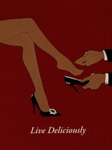Live Deliciously Fashion Wall Art Print