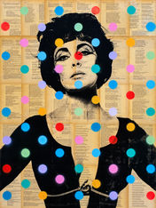 Pop Art Woman Portrait Wall Art Print - unframed