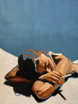 Sunbather Minimalist Wall Art Print