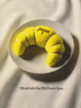 Penn Croissant Tennis Ball Wall Art Print