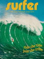 Surfer Wave Wall Art Print – Ride the Tide Design - unframed