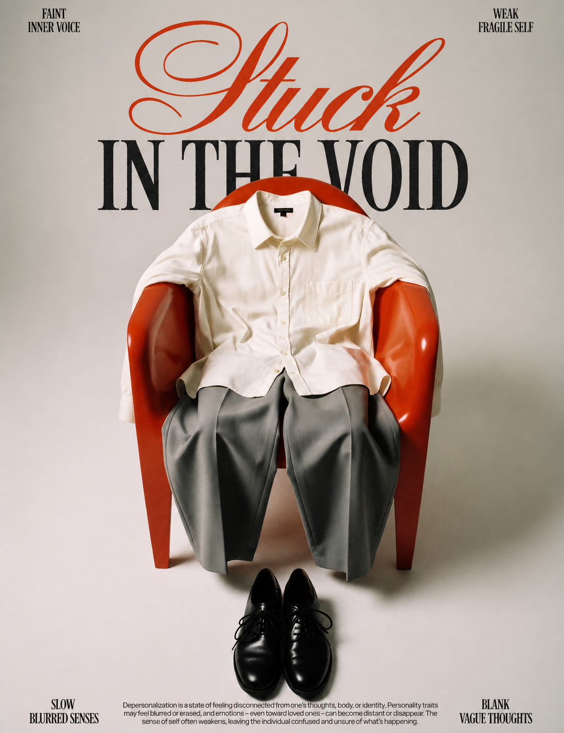 Stuck in the Void Surreal Wall Art Print - unframed