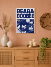 Beabadoobee How To Be A Man Wall Art Print - white framed