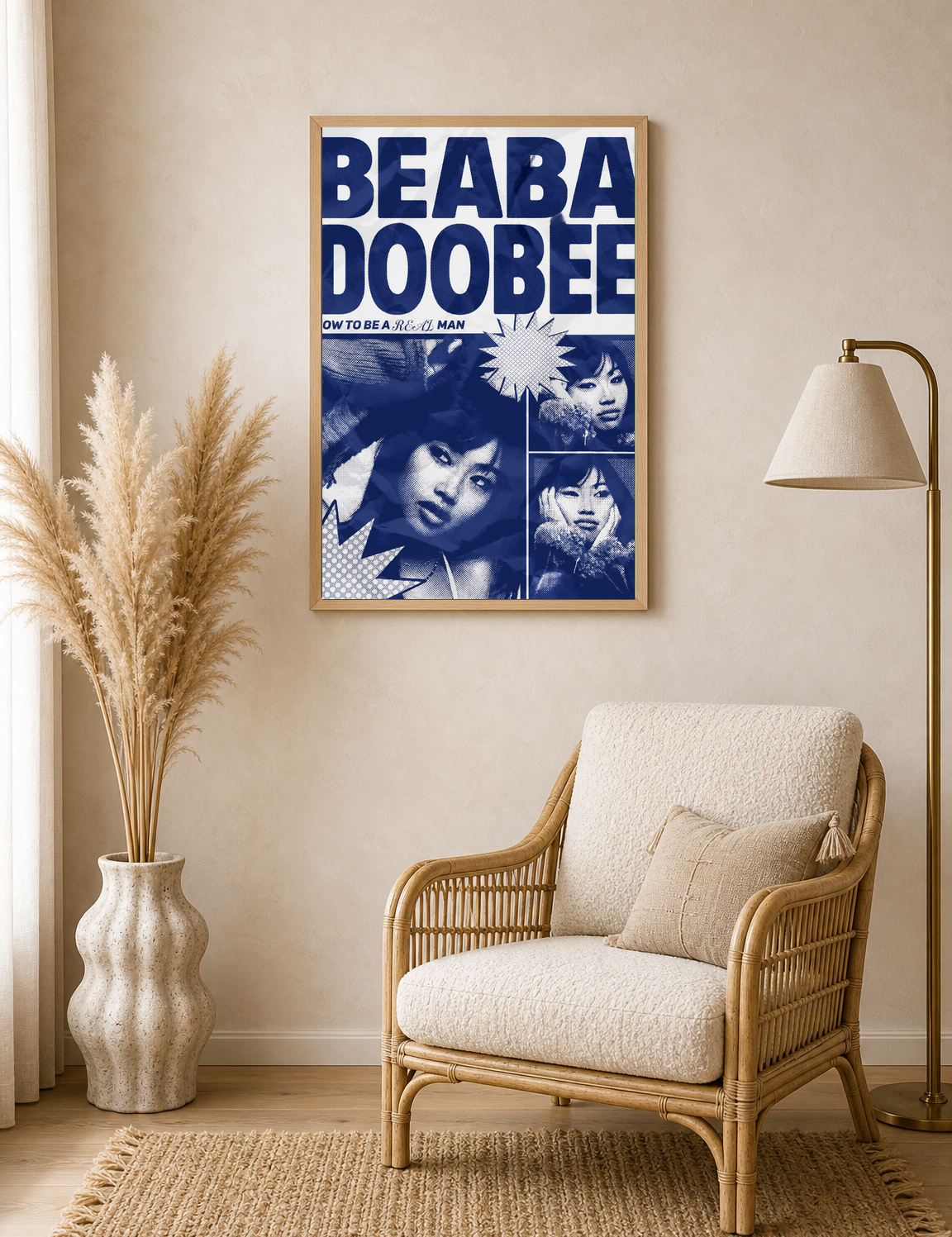 Beabadoobee How To Be A Man Wall Art Print - wood framed poster