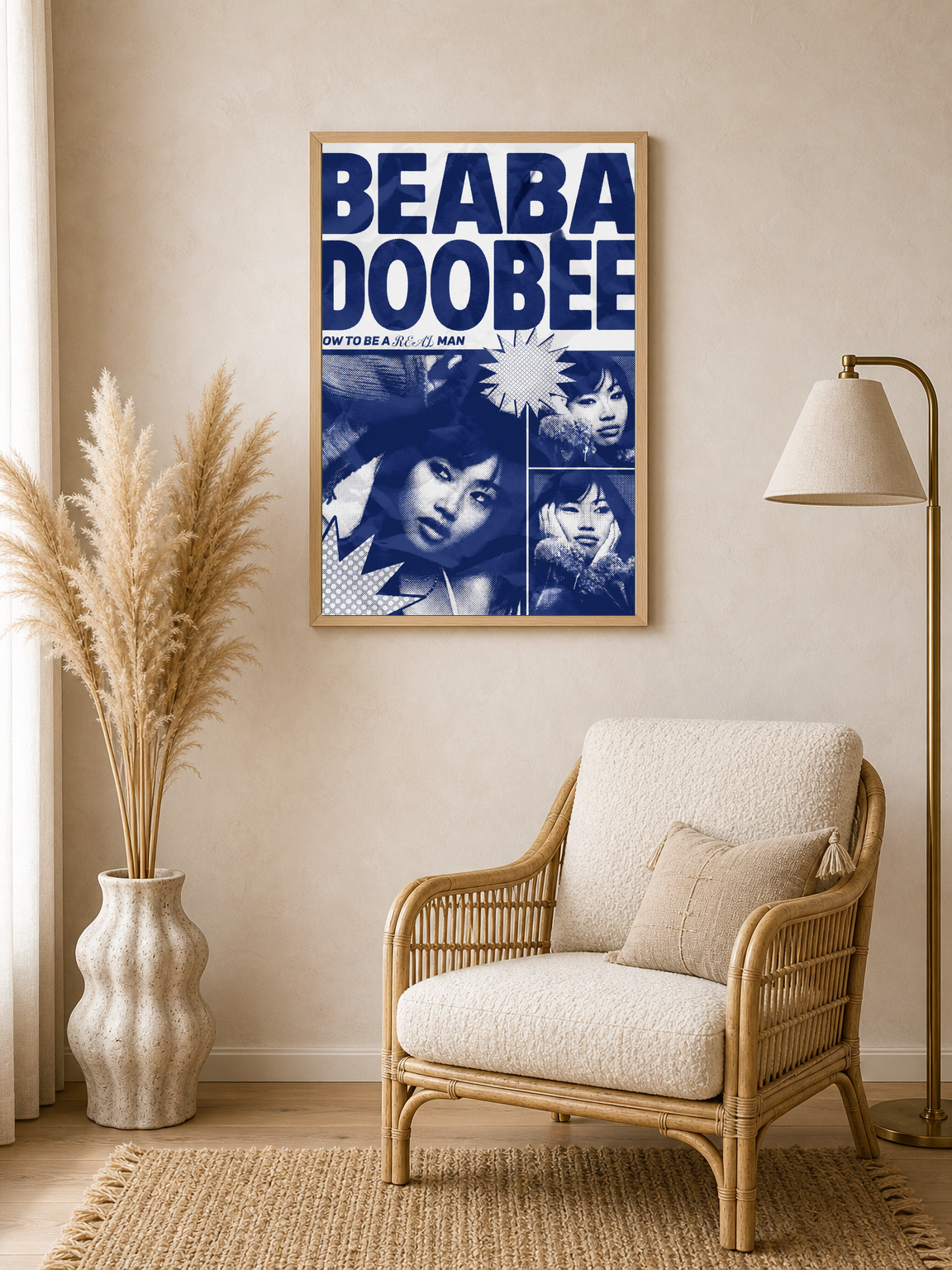Beabadoobee How To Be A Man Wall Art Print - wood framed poster