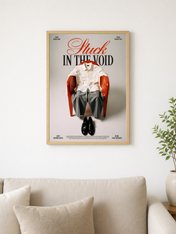 Stuck in the Void Surreal Wall Art Print - wood framed poster