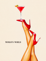 Woman's World Cocktail Wall Art Print
