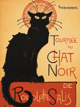 Tournée du Chat Noir Vintage Wall Art Print