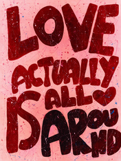 Love Actually All Around Wall Art Print - unframed