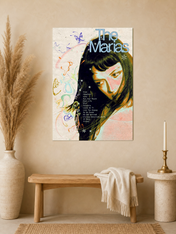 The Marías Retro Portrait Wall Art Print - unframed mockup