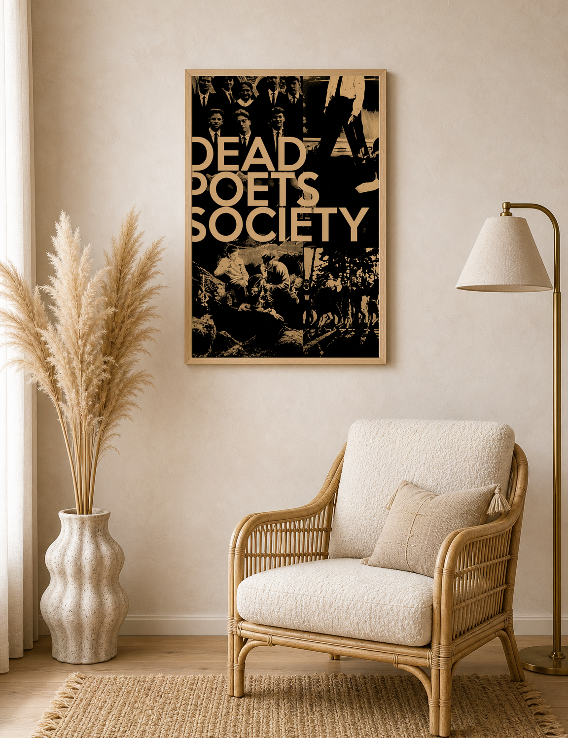 Dead Poets Society Vintage Wall Art Print - wood framed poster