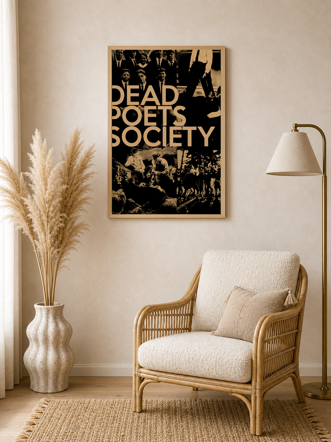 Dead Poets Society Vintage Wall Art Print - wood framed poster