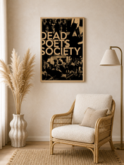 Dead Poets Society Vintage Wall Art Print - wood framed poster