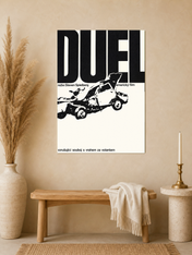 Duel Movie Poster Wall Art Print - unframed mockup