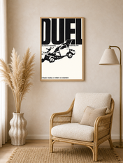 Duel Movie Poster Wall Art Print - wood framed poster