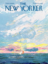 The New Yorker Sailboat Cover Wall Art Print
