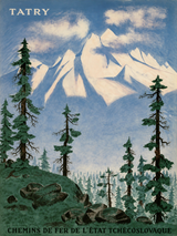 Tatry Mountain Travel Poster Wall Art Print