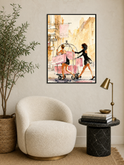 Wall Art Print - black framed