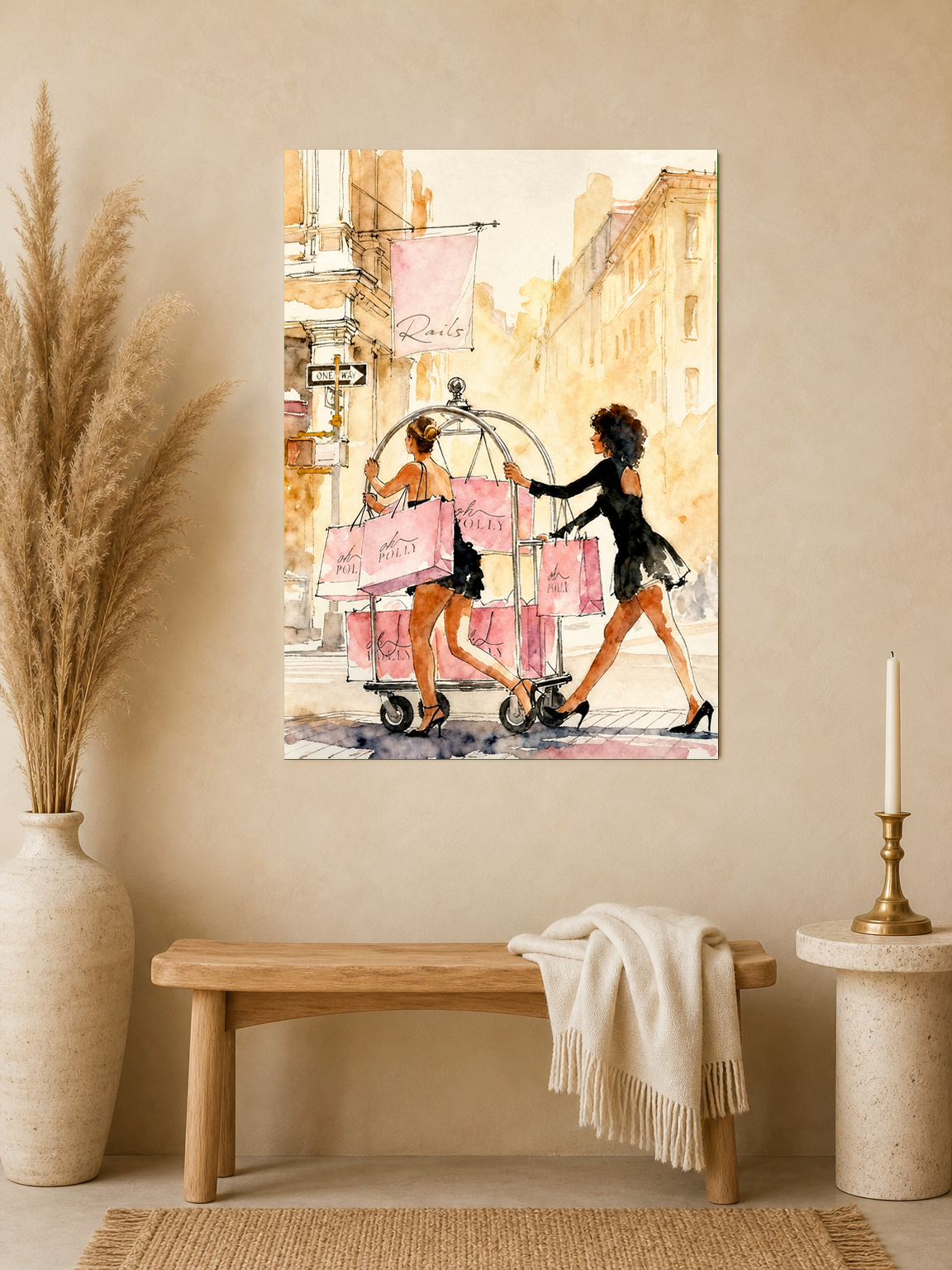 Wall Art Print - unframed mockup