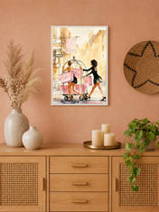 Wall Art Print - white framed