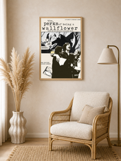 The Perks of Being a Wallflower Wall Art Print - wood framed poster